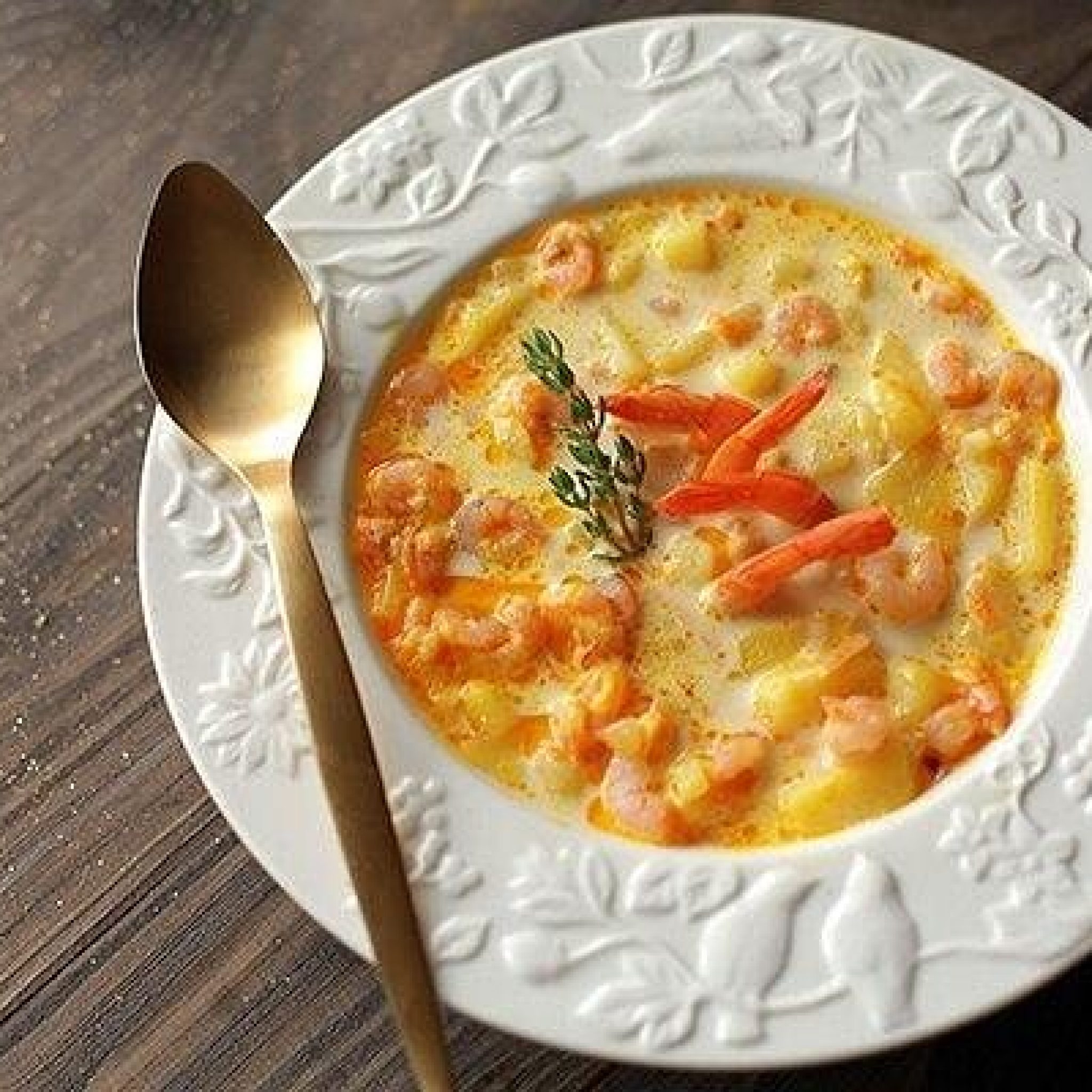 вкусный суп с креветками рецепт с фото
