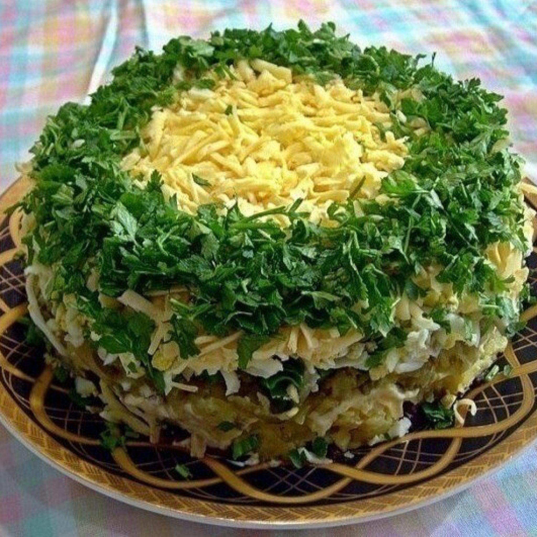 вкусный салат для мужчин с фото