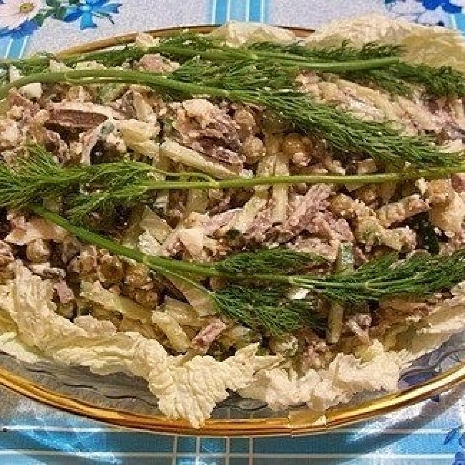Салат с китайскими грибами острыми в упаковке рецепт фото