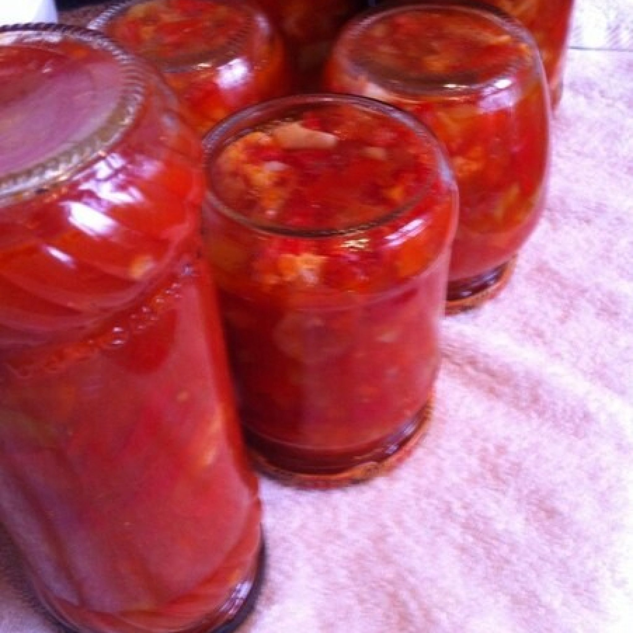 Салат из цветной капусты, болгарского перца и помидоров