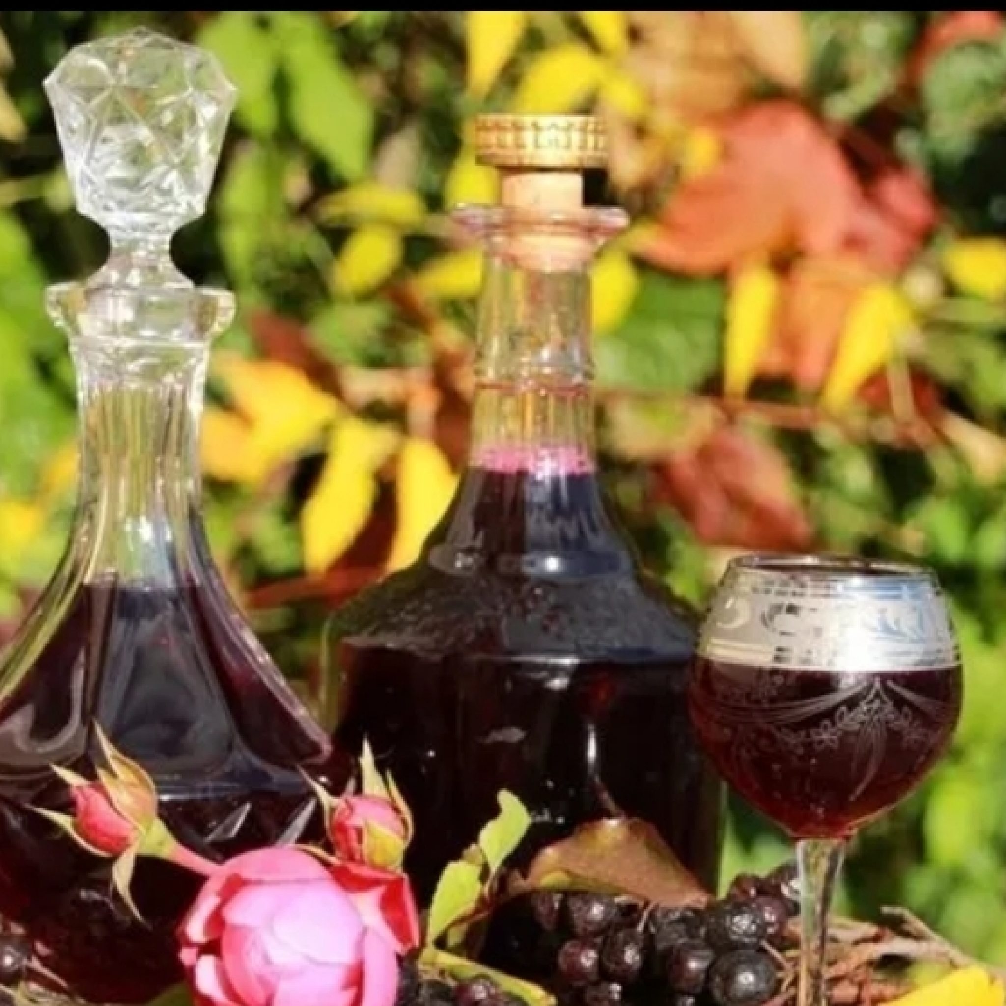Черноплодная рябина вино