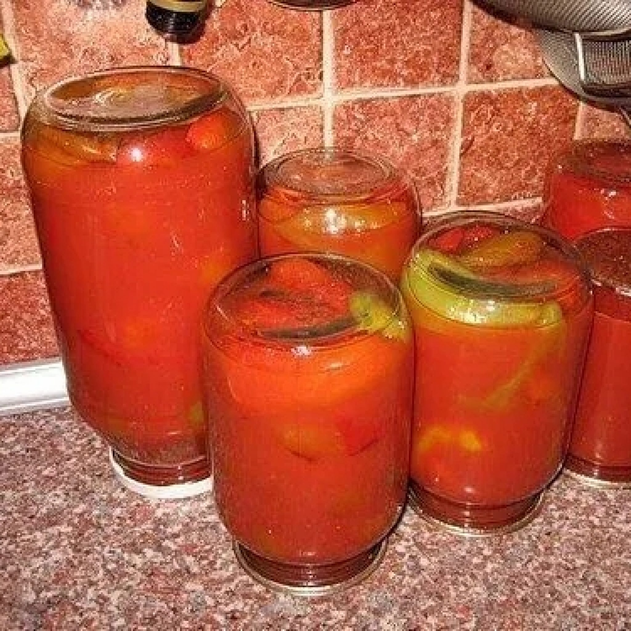 Перец Болгария в томатном соке на зиму