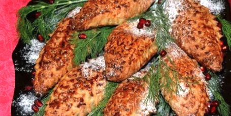 Котлеты в слоёном тесте “Шишки” – новогоднее горячее блюдо 2020!