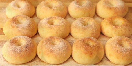 Пышные творожные пончики в духовке