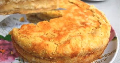 Насыпной яблочный пирог «Мечта ленивца» — готовим легко и просто