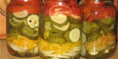 Летний салат на зиму