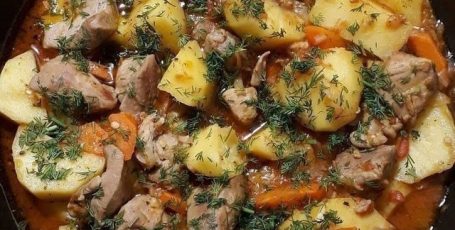 Рецепт для занятой хозяйки.  Жаркое «Выручайка»