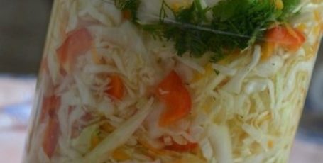 Салат капустный (в горячем маринаде)