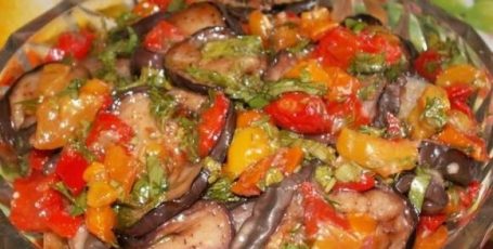 БАКЛАЖАНЫ С ПЕРЦЕМ НА ЗИМУ