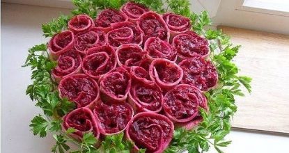 Салат «Розы»