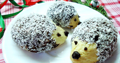 Печенье «Ежики в снегу»