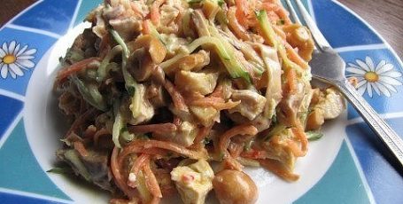 Салат с “корейской” морковью