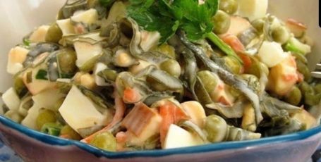 ​​Салат с морской капустой (очень вкусный