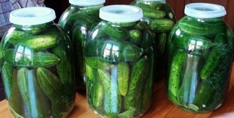 Соленые огурцы под капроновой крышкой на зиму. 2 способа ✅