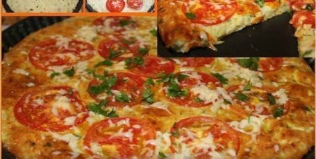 Быстрая кабачковая пицца.🍕