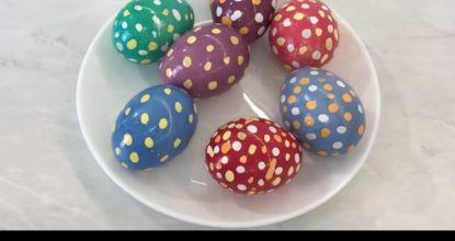 Яйца КРАПАНКИ Оригинально, Очень Красиво и Просто!!! / Яйца на Пасху