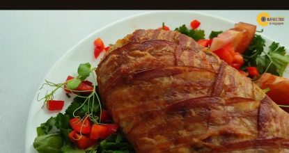 Рецепты к празднику: сочный и ароматный мясной рулет