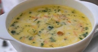 Вкусный сырный суп в домашних условиях