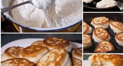 Вкуснейшие оладьи на кефире🥞