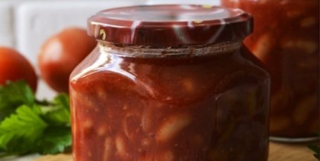 Фасоль в томатном соусе на зиму