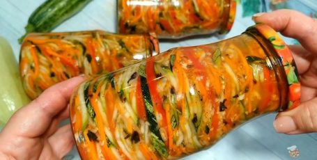 Кабачки по-корейски на зиму