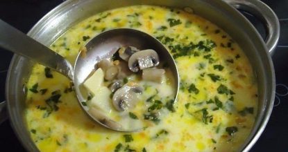 Самый вкусный грибной сливочный суп