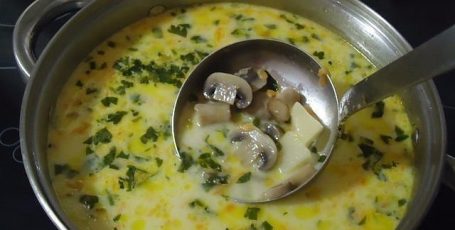Самый вкусный грибной сливочный суп