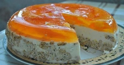 Торт без выпечки «Апельсинка»