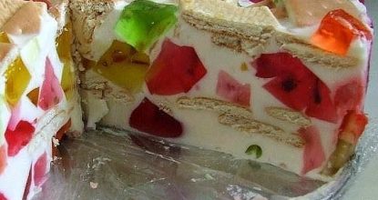 Торт без выпечки » Мозаика»