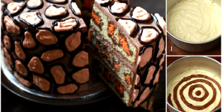 Леопардовый торт Вот это красота! Торт на удивление красив и легок в приготовлении!