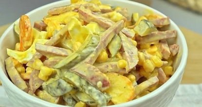 ВКУСНЫЙ И БЫСТРЫЙ САЛАТИК 🥰
