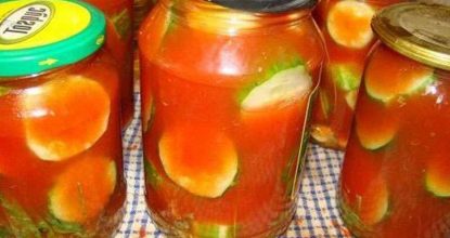 Огурцы в томатном соке на зиму обалденный рецепт