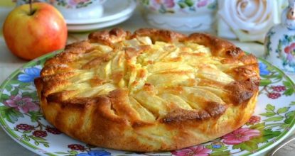 Очень простой и быстрый итальянский рецепт деревенского пирога с яблоками