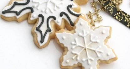 Новогоднее печенье “Снежинки”