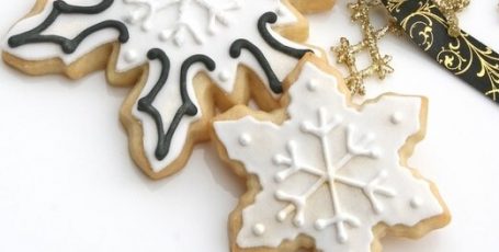 Новогоднее печенье “Снежинки”