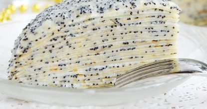 Торт “Маковка” из блинов