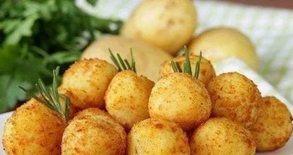 Картофельные шарики с сыром — отличный — необычный гарнир