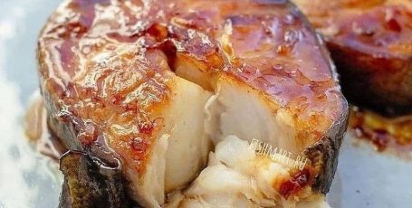 Запеченная черная треска в медово-соевом маринаде 😋